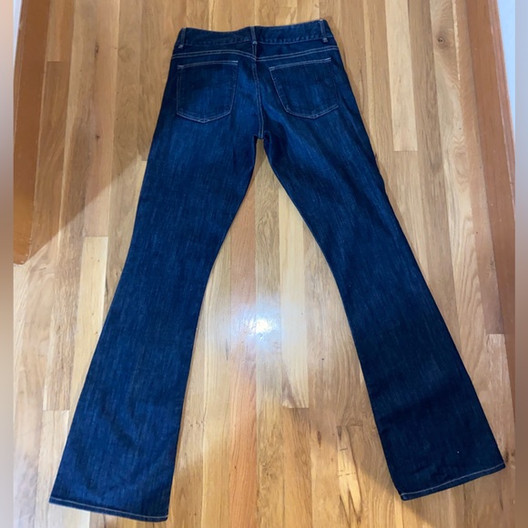 GAP 1969 style boot-cut size 29 with a 34 inch inseam and 9 inch rise. - Picture 2 of 5
